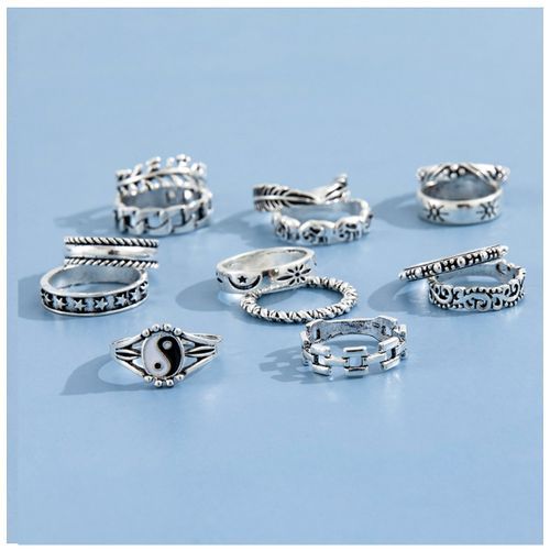 14 In 1 Knuckle Ring Set For Ladies