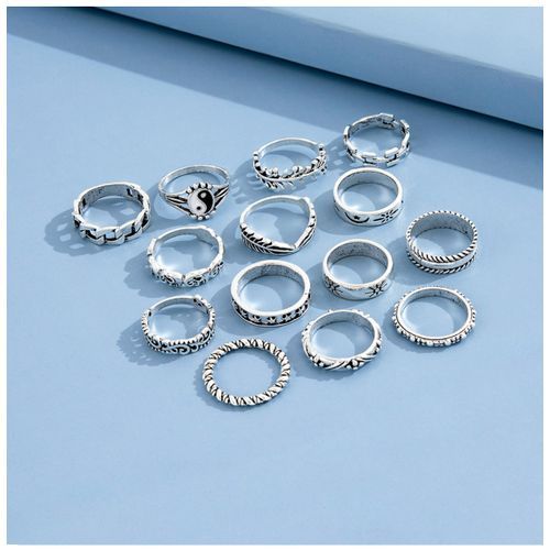 14 In 1 Knuckle Ring Set For Ladies