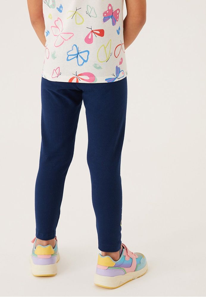 Cotton Rich Butterfly Leggings
