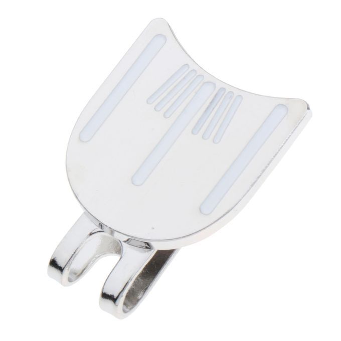 Golf Hat Clip Magnet Ball Marker Putt Alignment Tool Marker White Line
