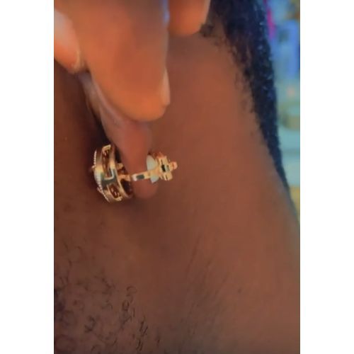 Crystal Diamond Stone Non Piercing  Clip On Earring