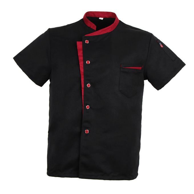 Unisex Chef Uniform Short Sleeve For Restaurant Ball Hotel Kitchen -
