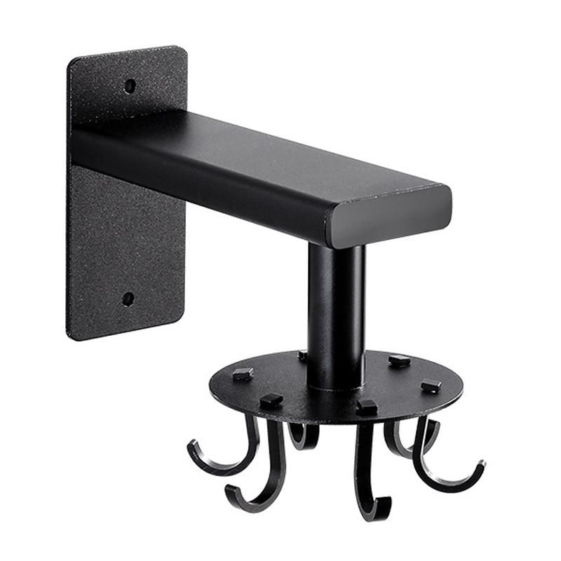 Door Cabinet Shelves for Wall Rotating Punch-Free Hanger Kitchen Storage Rack Bathroom Shelf Organizer