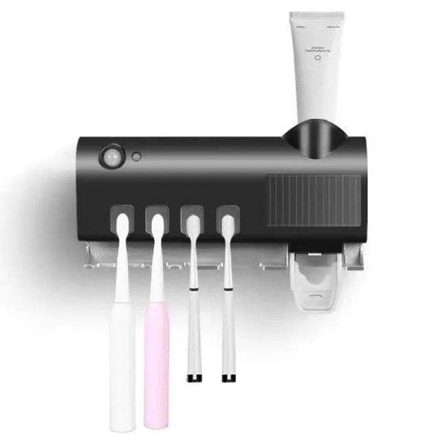 Smart Solar Energy Uv Toothbrush Holder Wall Toothbrush