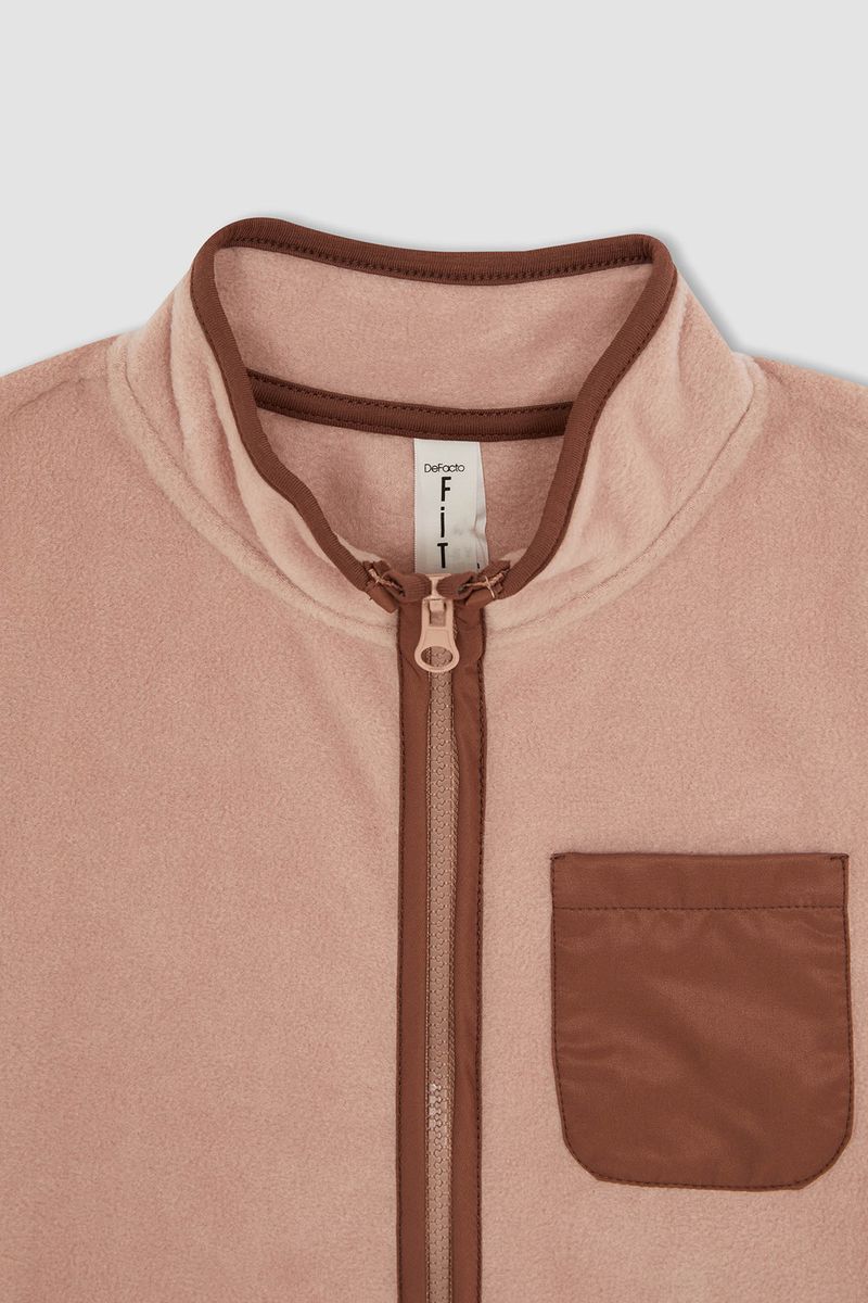 Girl Regular Fit Knitted Cardigan - Beige