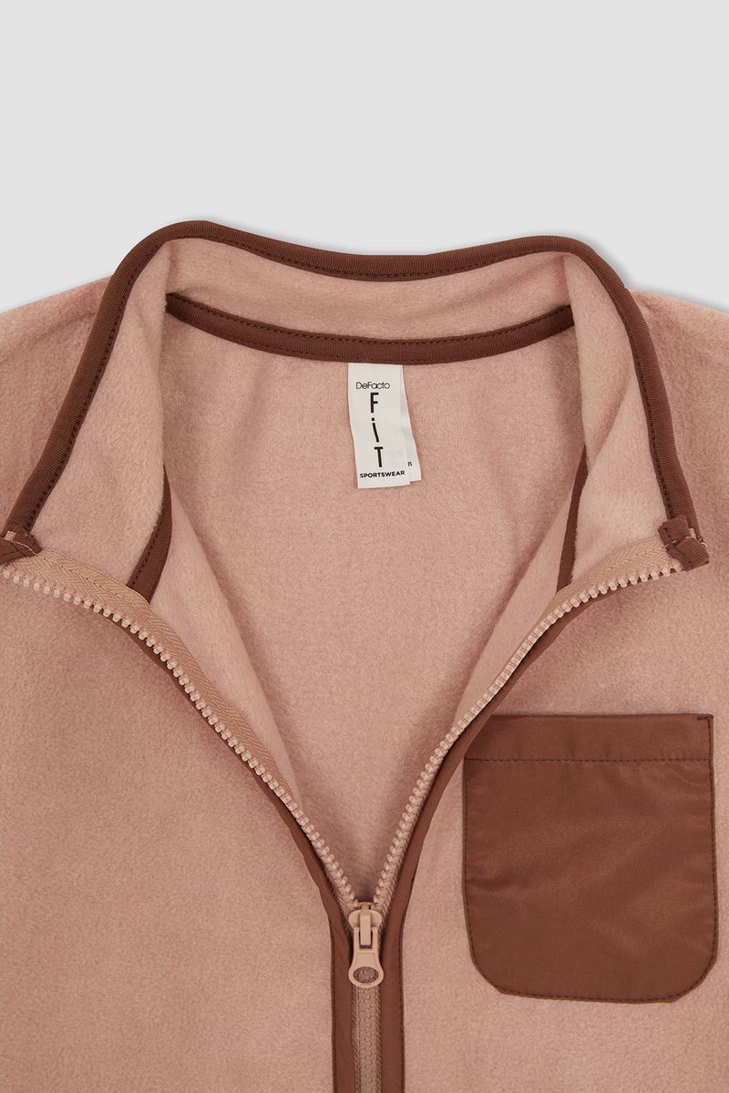 Girl Regular Fit Knitted Cardigan - Beige