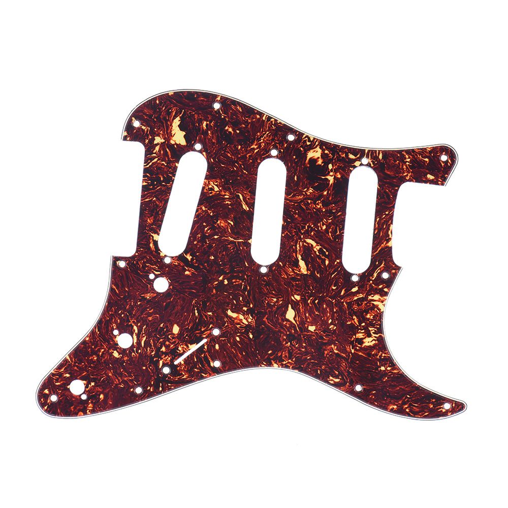 Tortoise Red Guitar Pick Guard Back Plate With 20pcs Screws