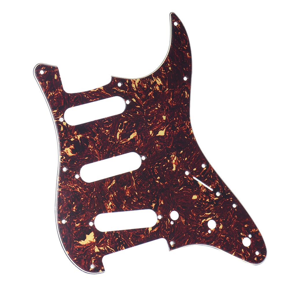 Tortoise Red Guitar Pick Guard Back Plate With 20pcs Screws