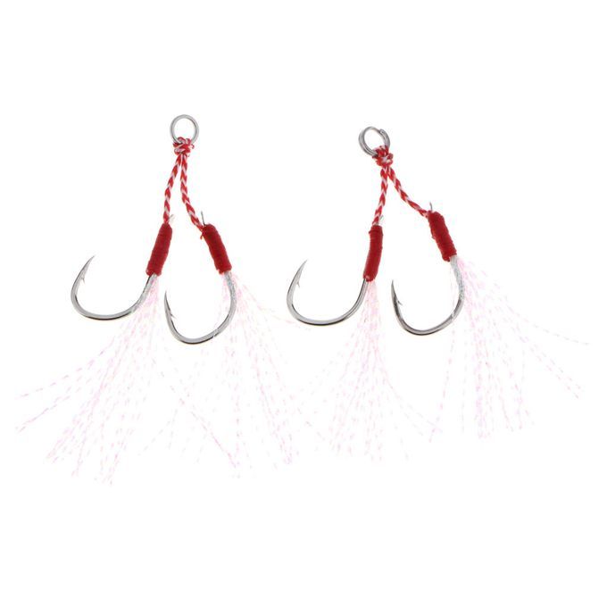 2pcs Heavy Duty  Assist Hooks Sea  Hooks For Tuna