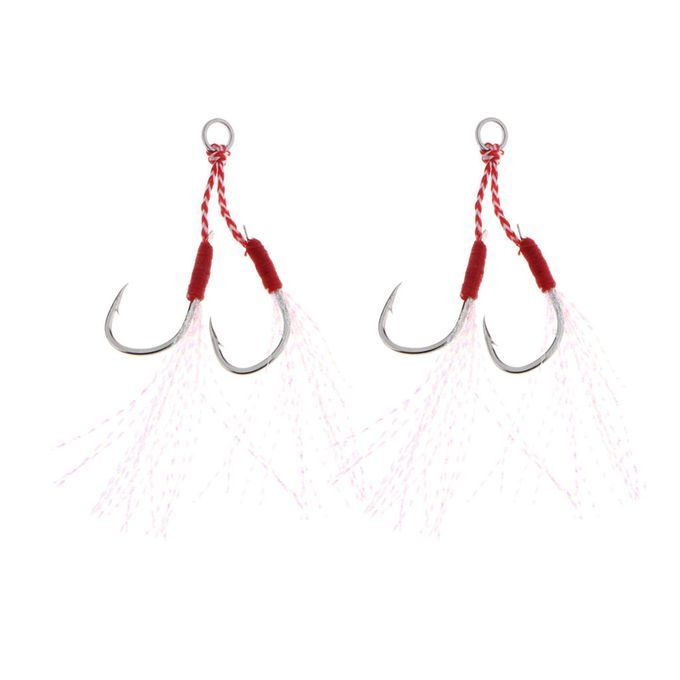 2pcs Heavy Duty  Assist Hooks Sea  Hooks For Tuna