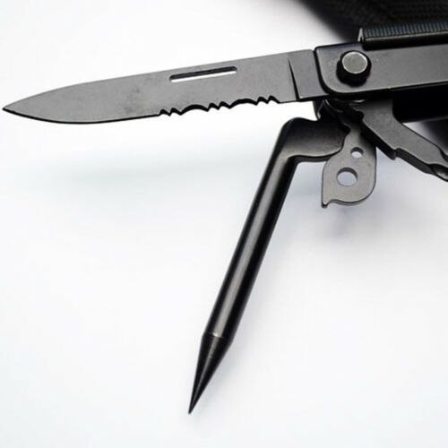 13 In1 Portable Outdoor Survival Multi Tool Plier Compact Pocket Stainless Steel