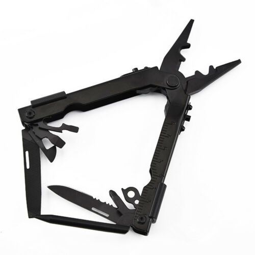 13 In1 Portable Outdoor Survival Multi Tool Plier Compact Pocket Stainless Steel