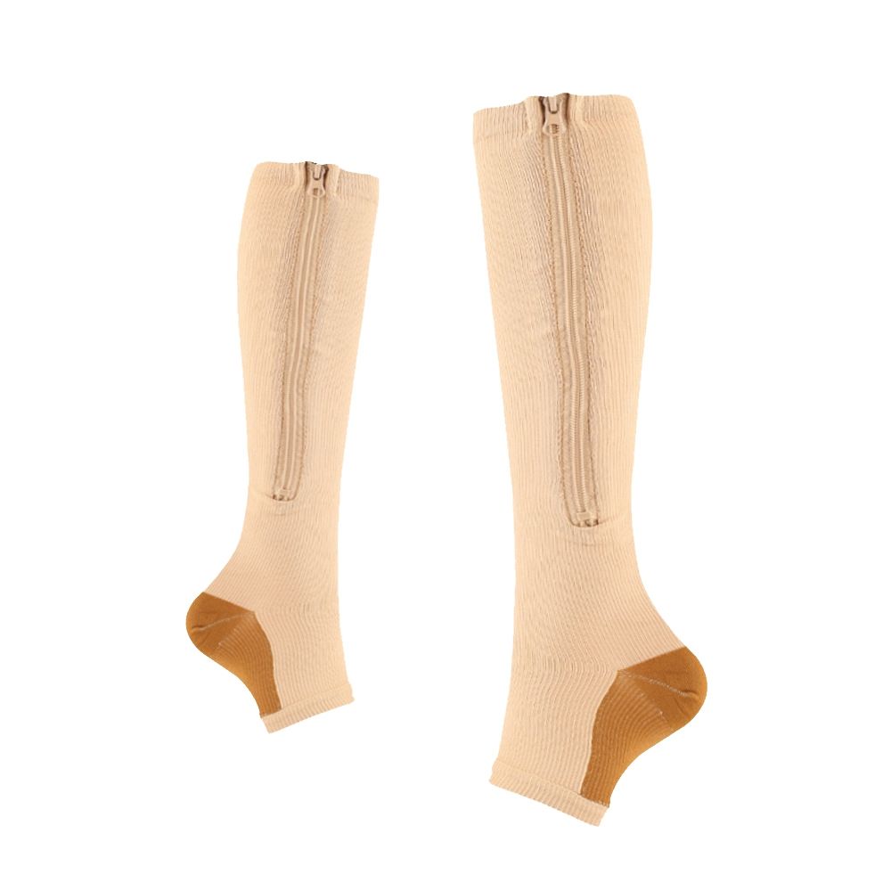 Sports Pressure Socks Compressed Brake Zipper Socks XXL