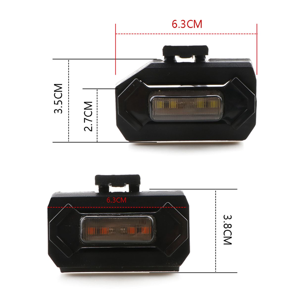 4 PCS Front Grille LED Grille Lights With Add A Fuse
