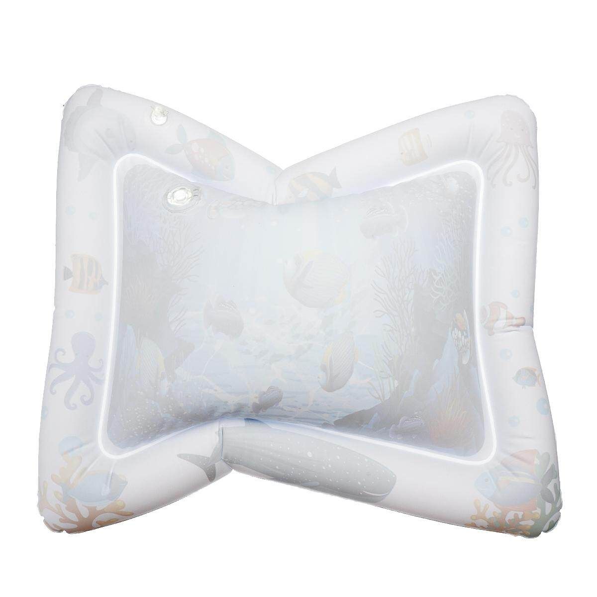 Portable Folding Inflatable Baby Water Play Mat Indoor & Outdoor Fun Activity Play Center For Children & Infants White