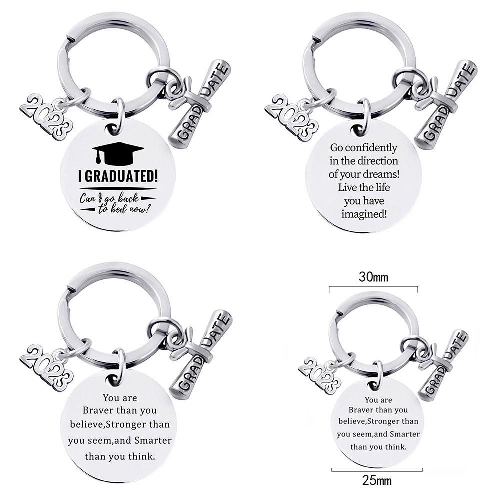 2023 Graduation Season Metal Keychain Gift Personalized