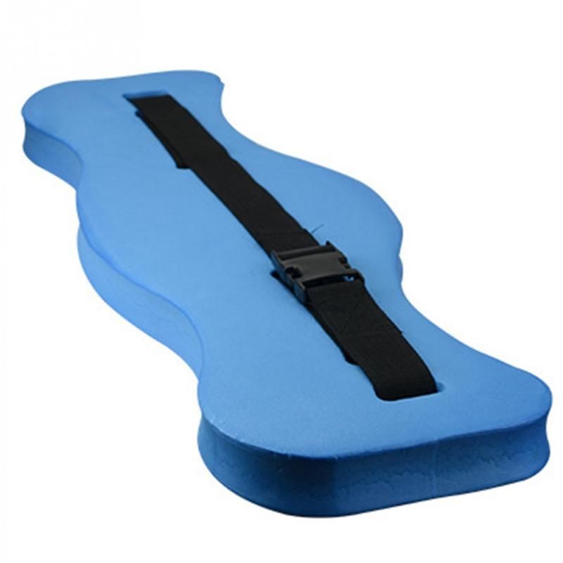 EVA Adjustable Back Floating Foam Swimming Belt Waist Training Equipment Adult Children Float Board Tool(Blue)