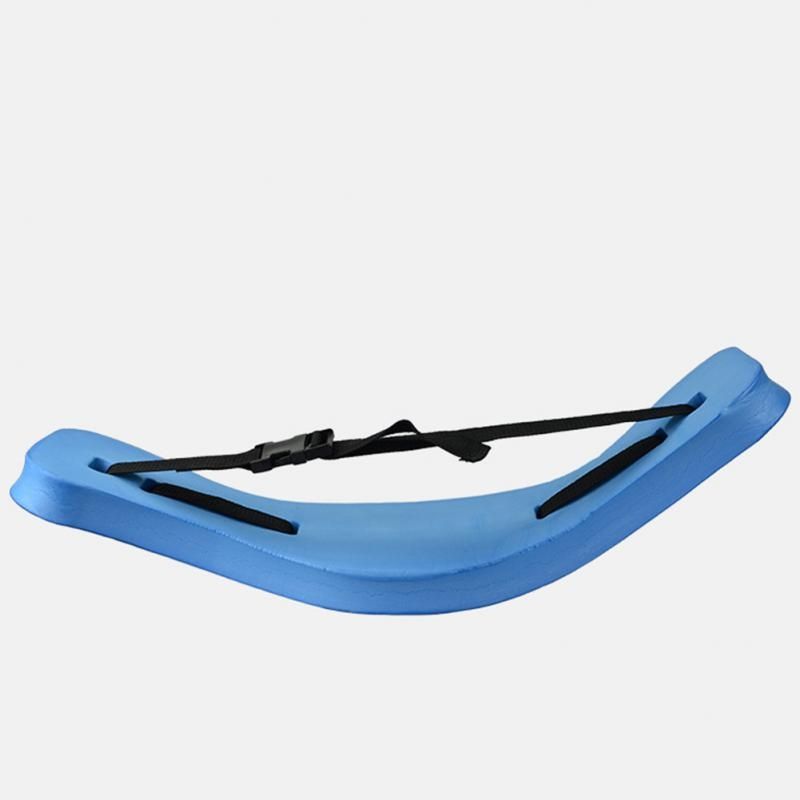 EVA Adjustable Back Floating Foam Swimming Belt Waist Training Equipment Adult Children Float Board Tool(Blue)