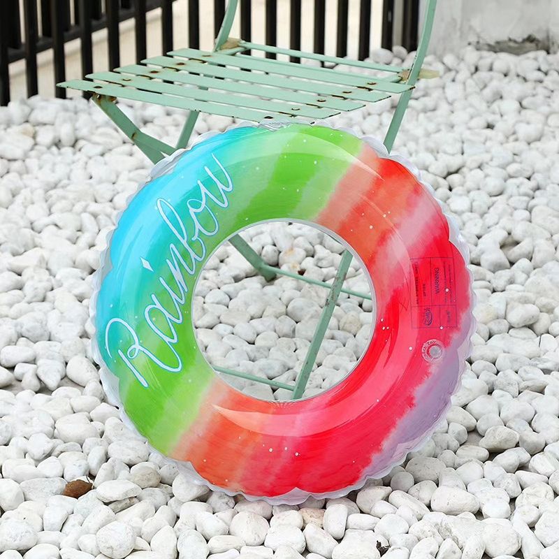 2 PCS Children Thickened PVC Swimming Ring, Size:60cm