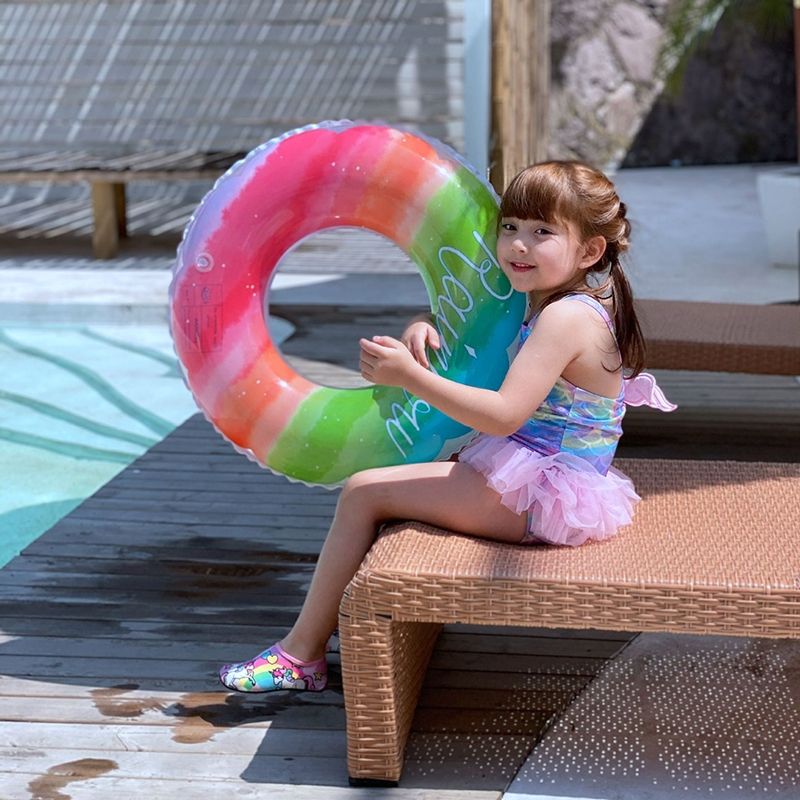 2 PCS Children Thickened PVC Swimming Ring, Size:60cm