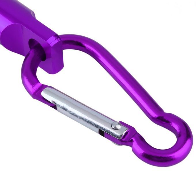 Mini Po Ket Portable Key Hain Keyring    Amping Flashlight Tor H   Light-purple