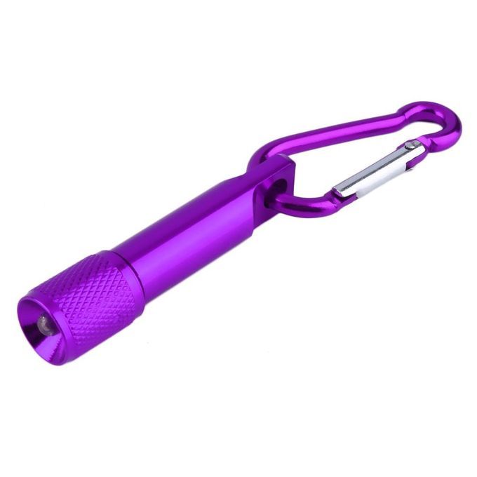 Mini Po Ket Portable Key Hain Keyring    Amping Flashlight Tor H   Light-purple