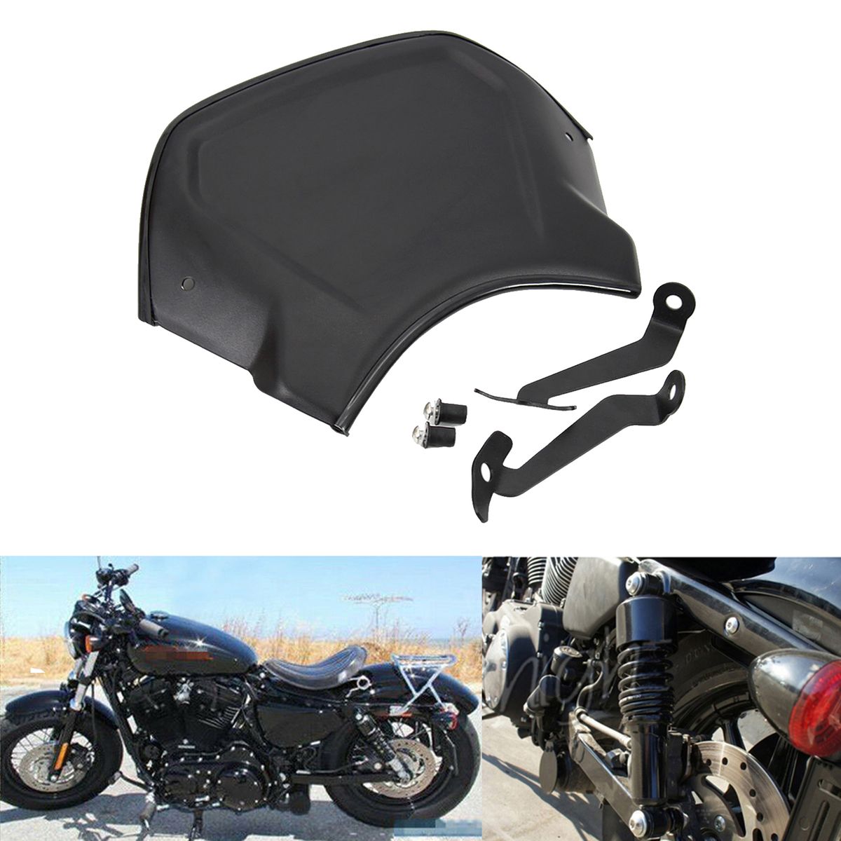 Motorbike Windshield Guard For Honda 1000R Easy To Install Black