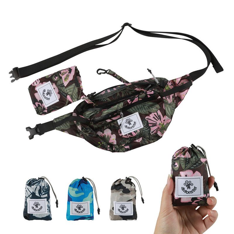 2L Lightweight Hiking Waist Packs With Adjustable Strap