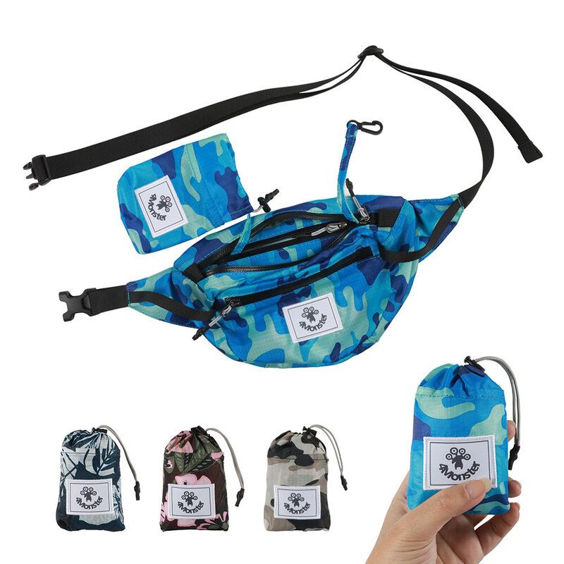 2L Lightweight Hiking Waist Packs With Adjustable Strap