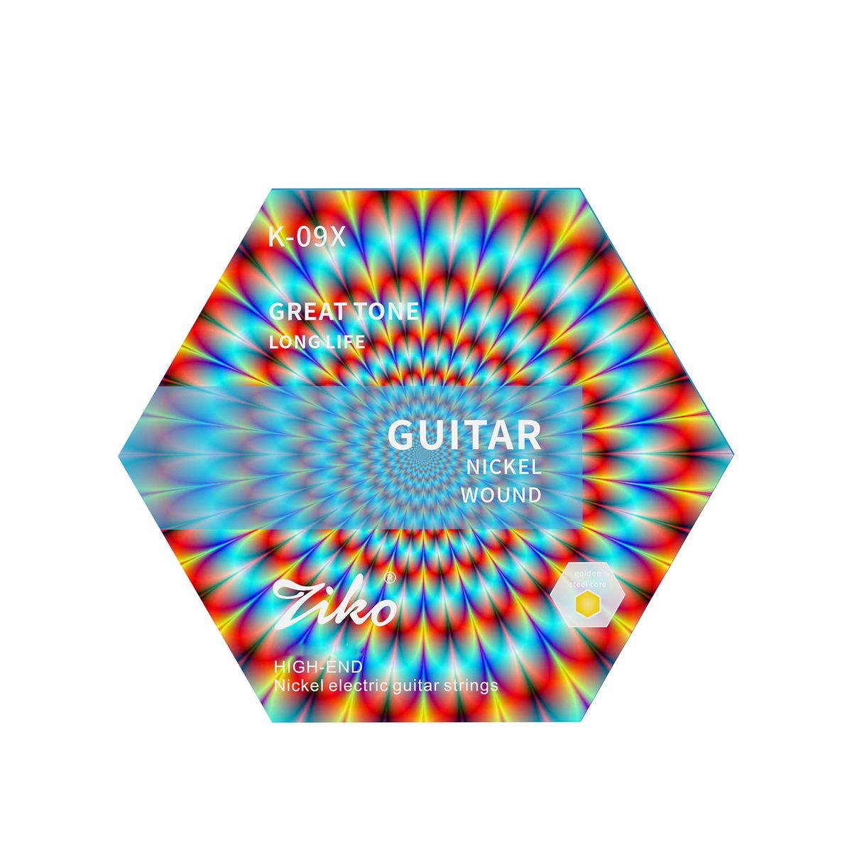 ZIKO K-09X Electric Guitar Strings 6 String Set (.009-.042)
