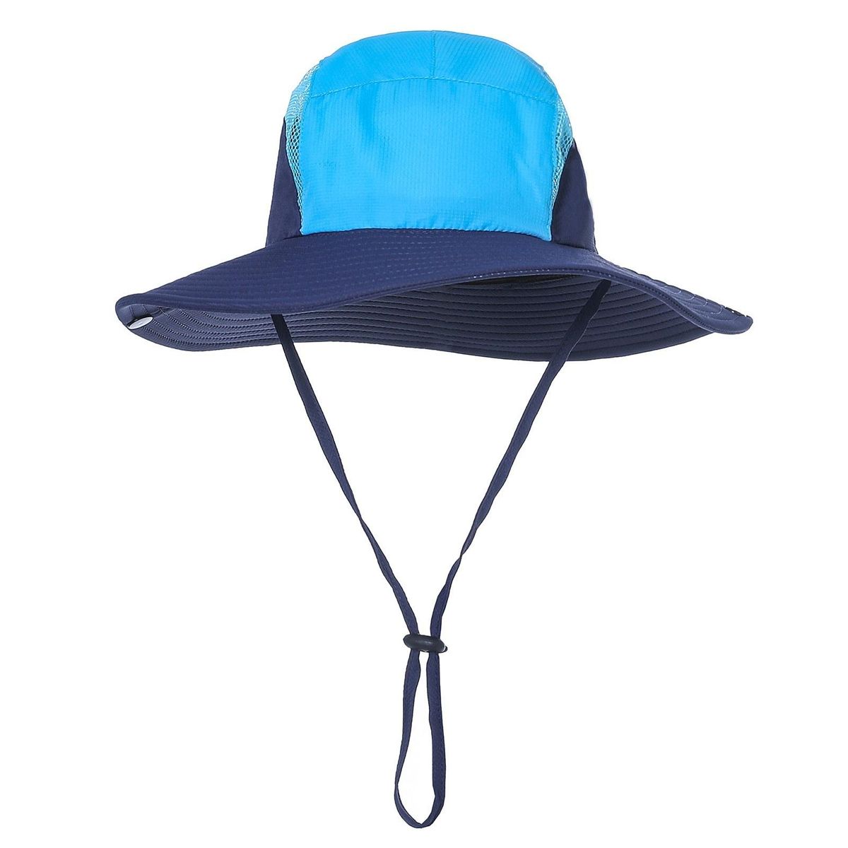 Women Sun Hat Wide Brim Summer Ponytail Hole Cap Foldable Hat for Beach Travel Hiking Camping Gardening