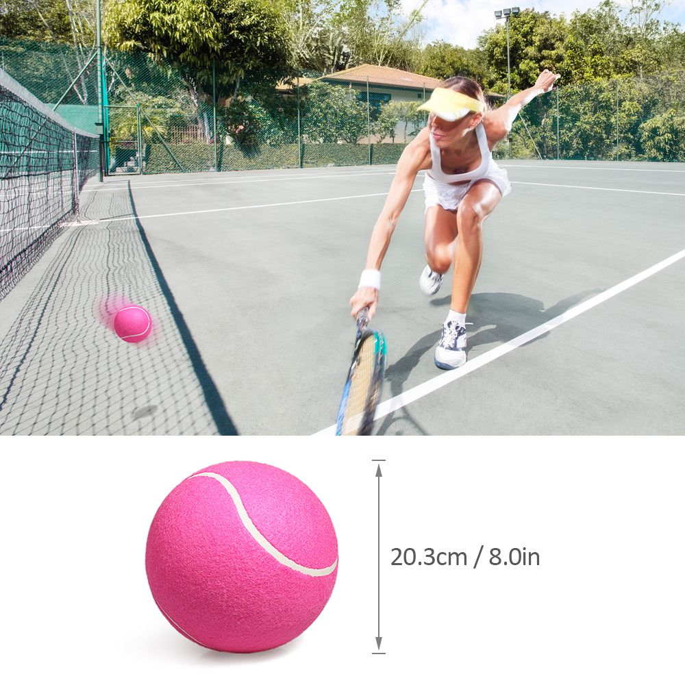 Inflatable Tennis Ball Standard 8 Inches Practice Tennis For