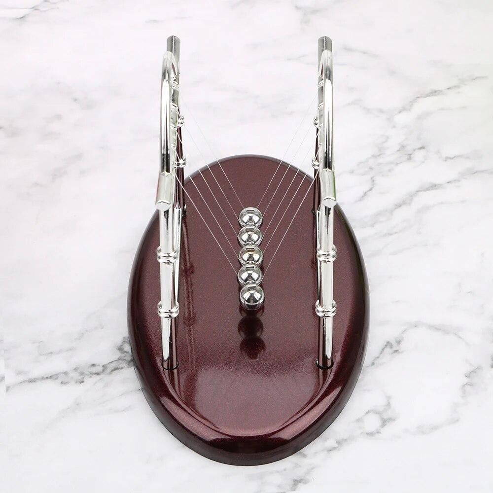 Newtons Cradle Steel Balance Ball Home Desk Decoration Metal Pendulum Ball Physics Science Craft Educational Toy
