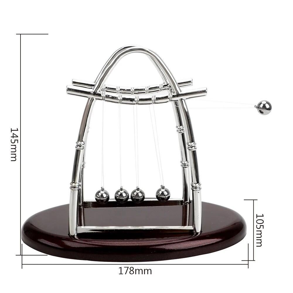 Newtons Cradle Steel Balance Ball Home Desk Decoration Metal Pendulum Ball Physics Science Craft Educational Toy
