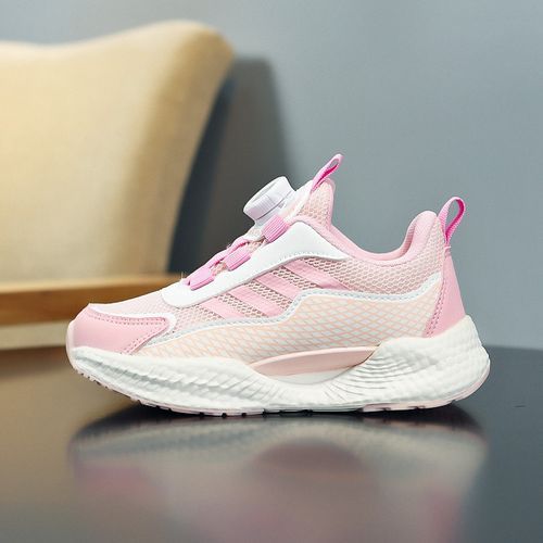 Girls' Breathable Shoes Youth Shoes Kid's Thick-soled Sneakers Pink