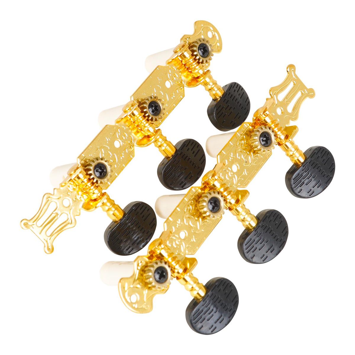 2pcs Classic Guitar Tuning Pegs Classical Guitar Machine Heads Guitar Knobs 1-pair Left Right 3L3R String Tunners for Classical Folk Guitar