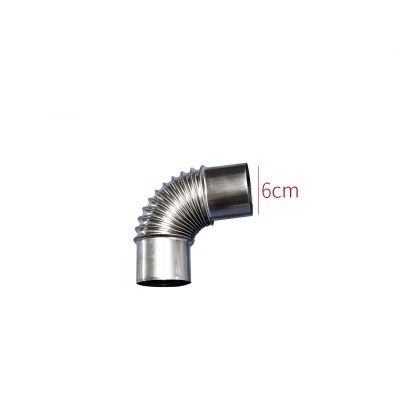 GRNTAMN 6CM Stainless Steel Chimney Wood Stove Smoke Pipe