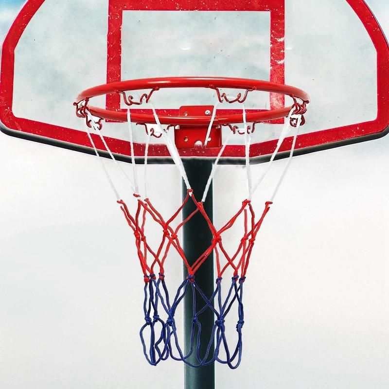 32cm Wall Mounted Basketball Hoop Netting Metal Rim Hanging Basket Basket Ball Wall Rim with Screws Indoor Outdoor Sport