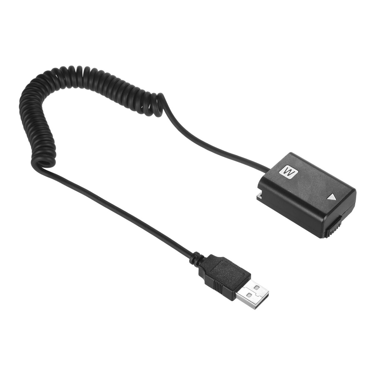 5V USB NP-FW50 Dummy Batte-ry Pack Coupler Adapter With