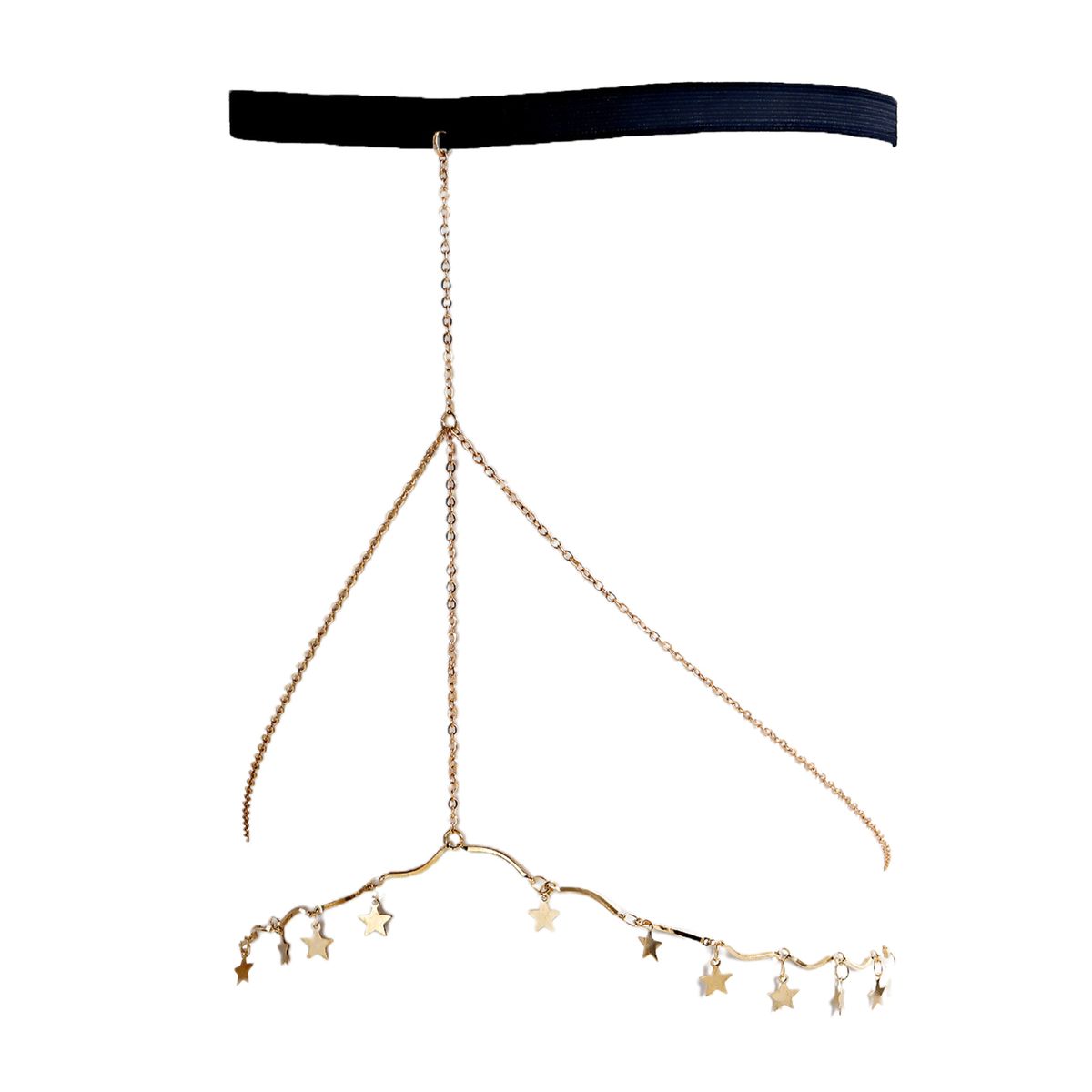 Women Thigh Chain Star Pendant Sexy Thigh Chain Golden