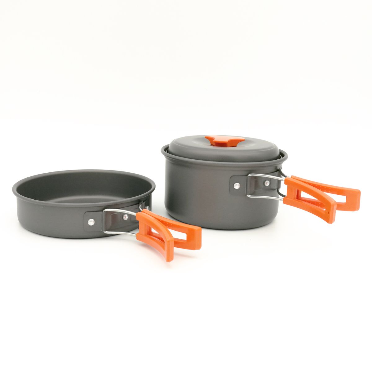 Portable Outdoor Camping Hiking Cooking Set Non-stick Pots