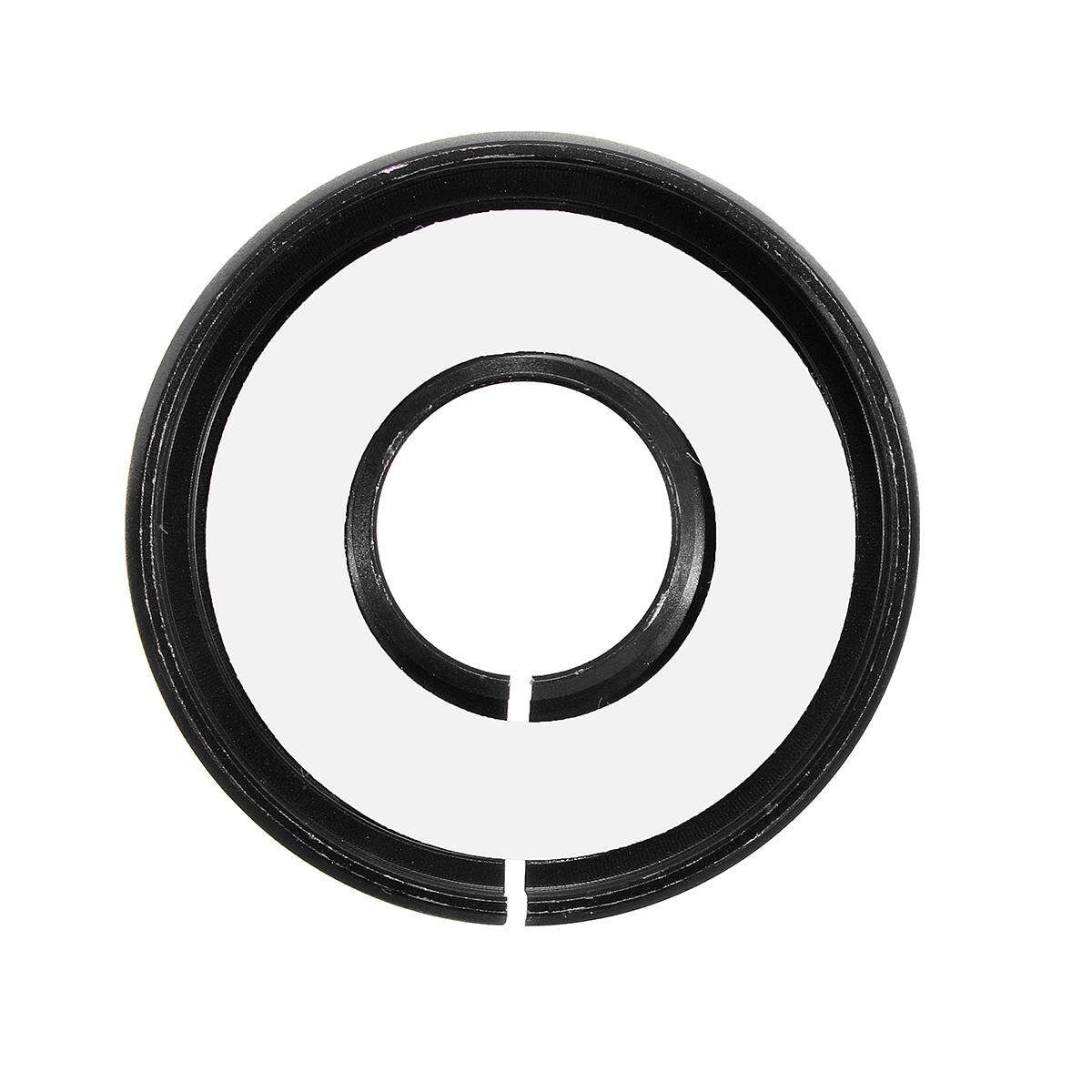 New Aluminum Alloy Car Ignition Key Hole Ring Decor Cover Adhesive For VW Audi Black Black
