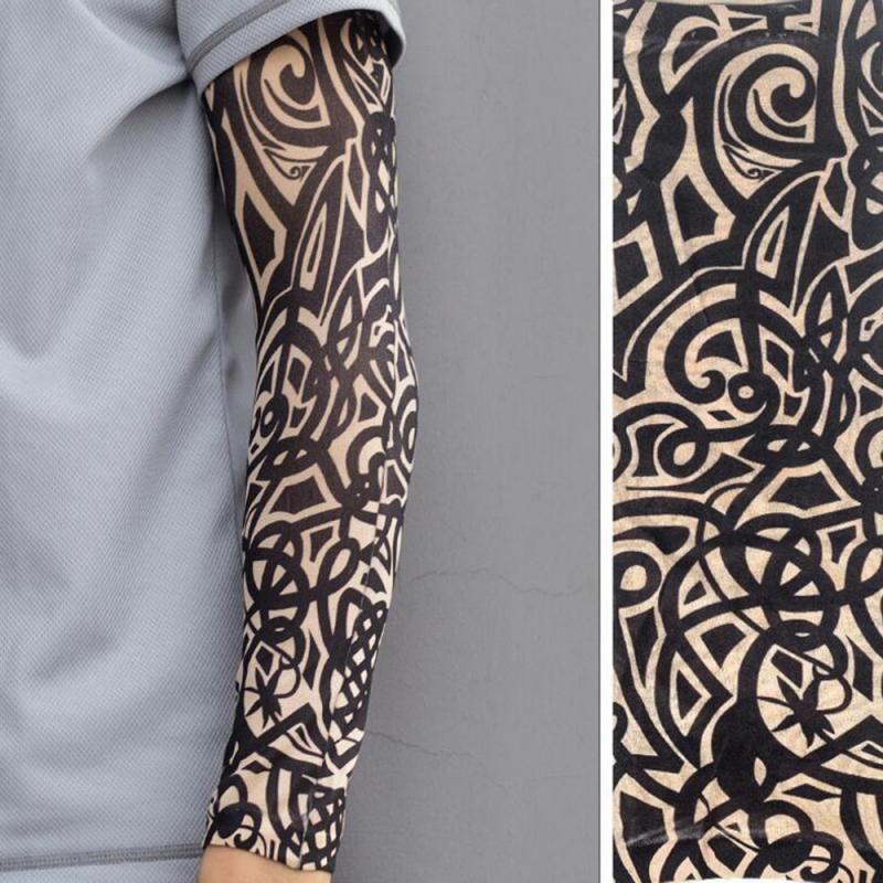 1PCS Outdoor Cycling Sleeve 3D Tattoo Printed Arm Cover-20 1pcs