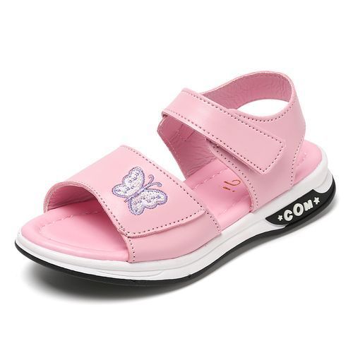 Kids Girls Adjustable Strap Sandals Summer Dress Casual Shoes Princess Shoes