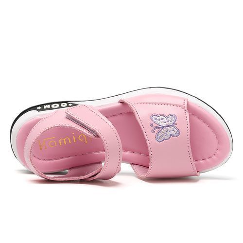 Kids Girls Adjustable Strap Sandals Summer Dress Casual Shoes Princess Shoes