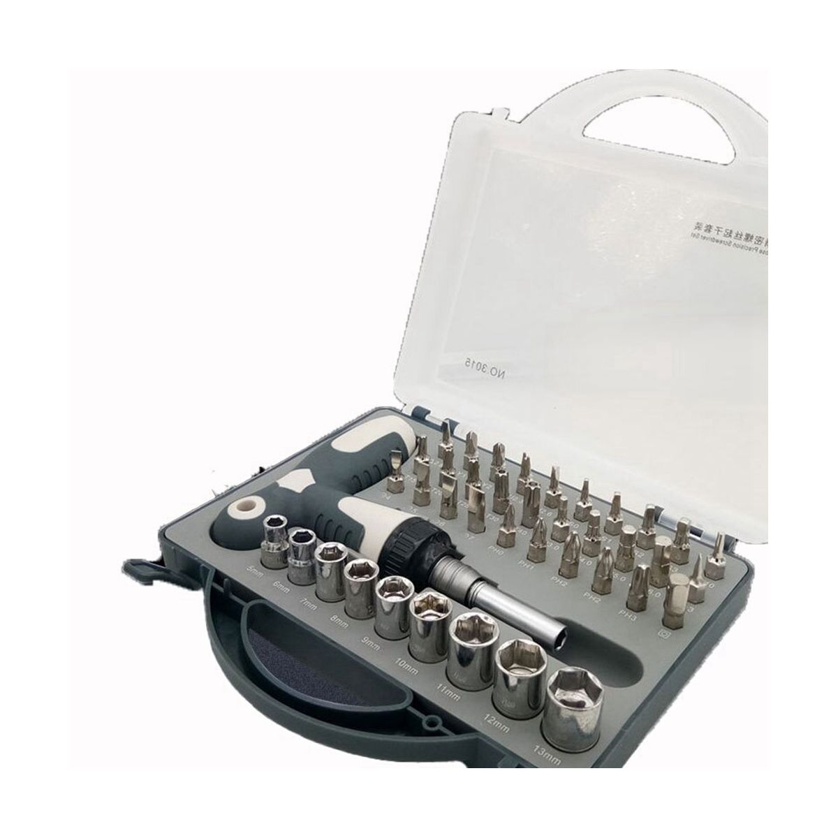 41-In-1 Screwdriver Set Eleven-Character Vanadium Steel Ratchet Dual-Purpose Screwdriver Set Sleeve Screwdriver