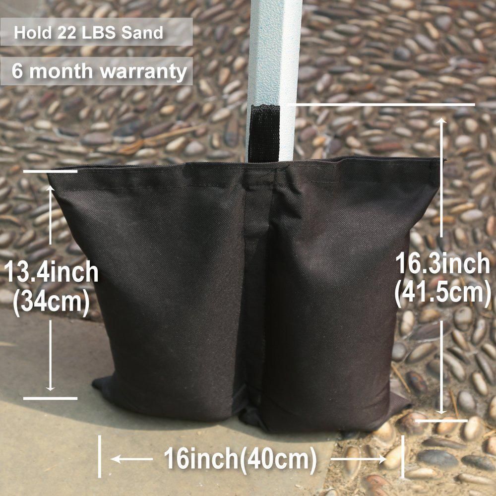 4Pcs Outdoor Heavy Duty Double-Stitched Weights Bag Leg