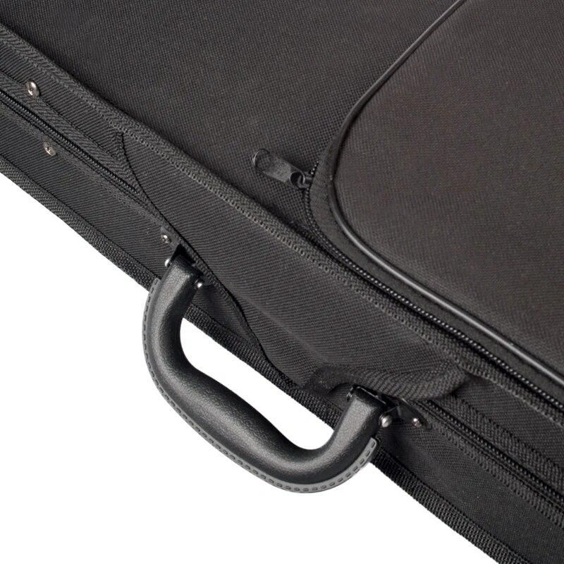 Violin Case 1/2 Size Professional Triangular Shape Violin Hard Case -Silver Inside Violin Parts New