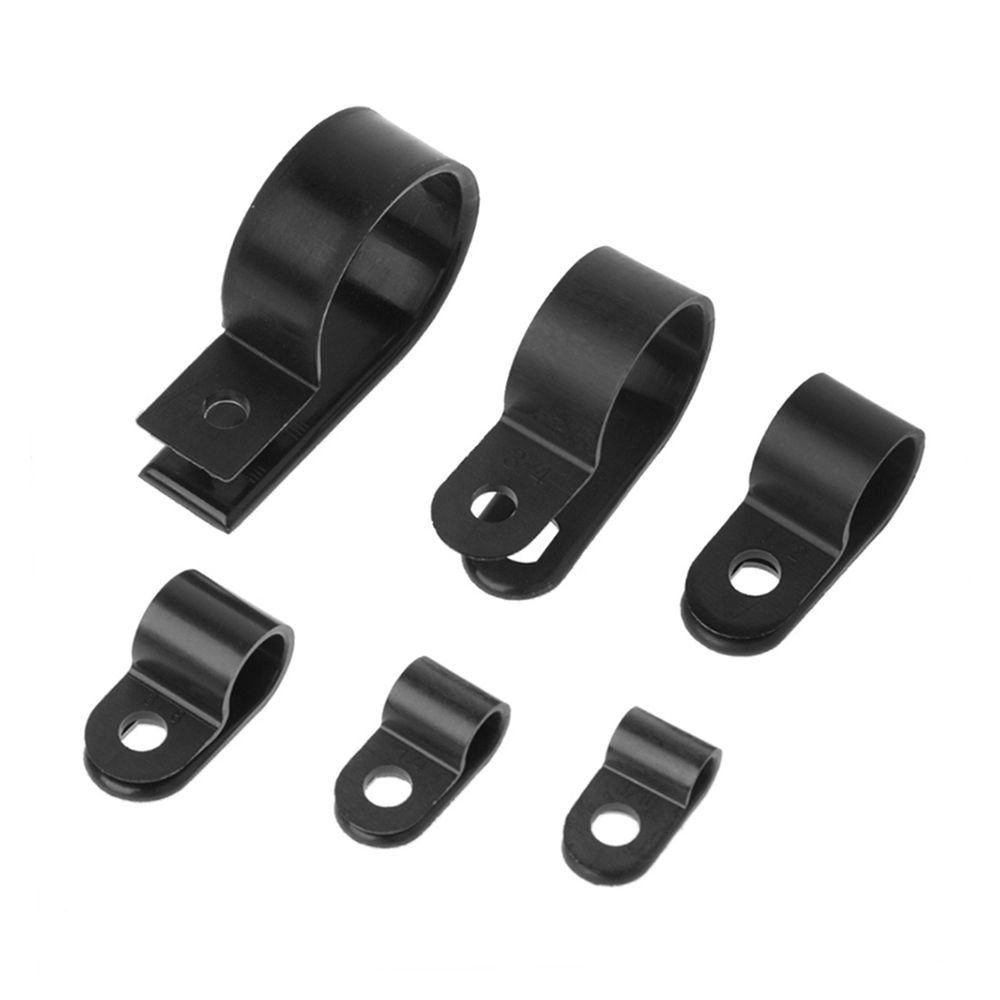 200pcs Nylon Wire Cable Clamp Car Audio Fastener Plastic