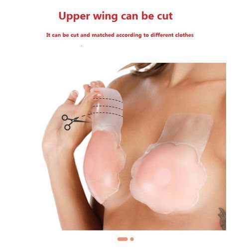 1 Pair Reusable Silicone Lift Up Invisible Nipple Cover Bra